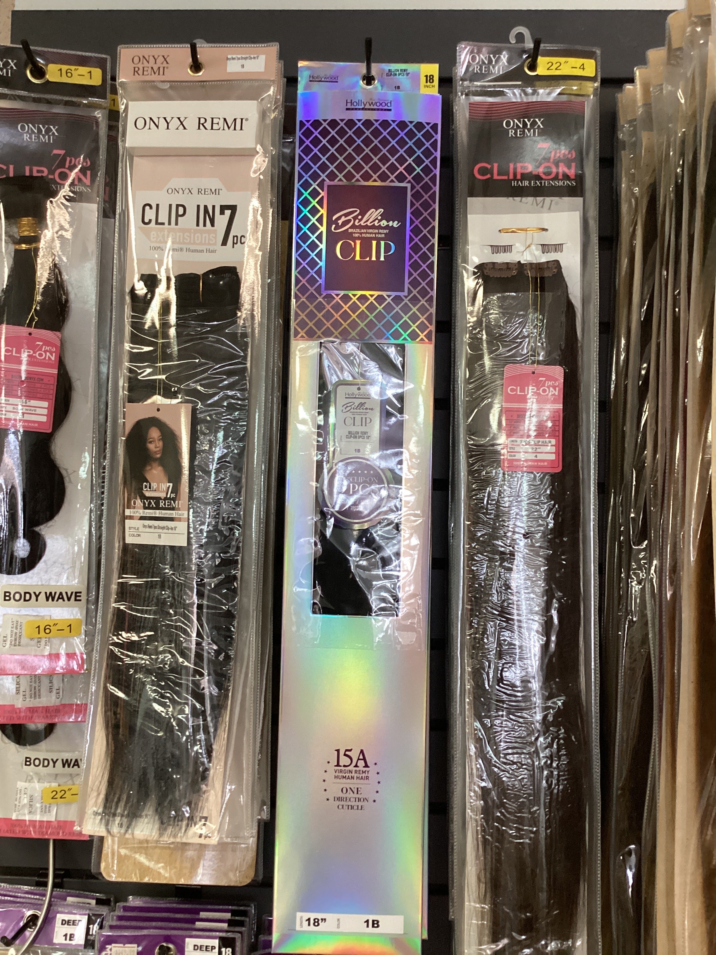 Billion virgin remy clip in 1b