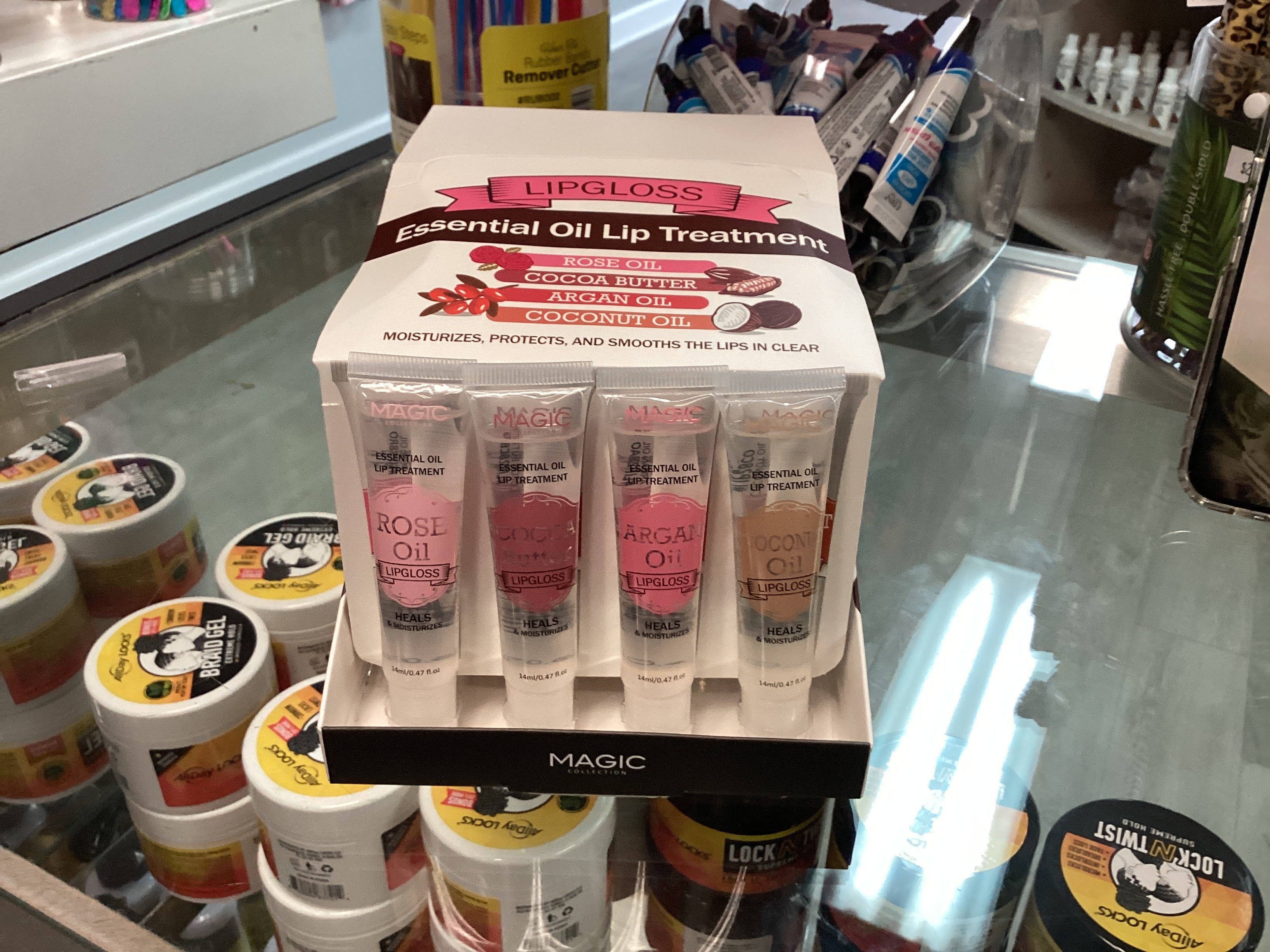 Essential oil lip treatment