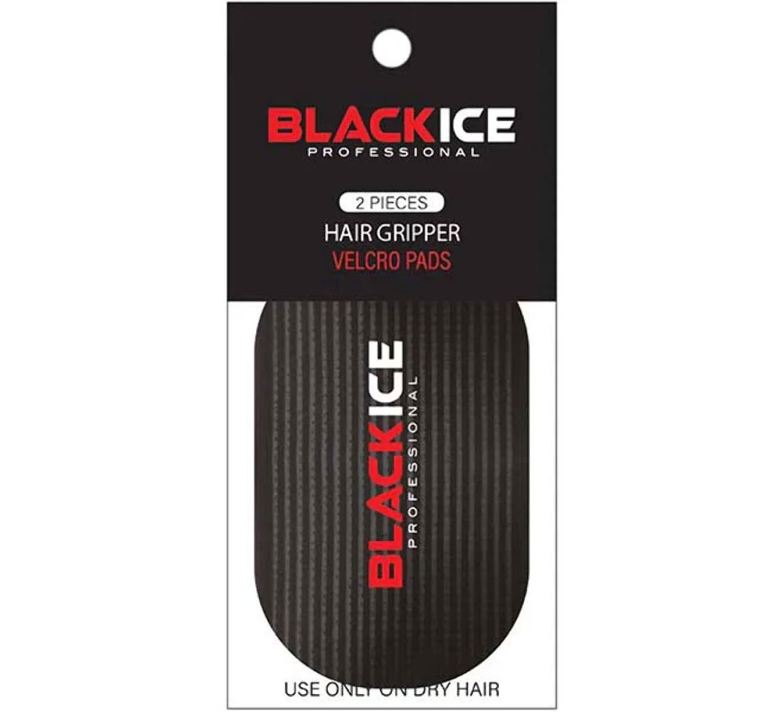 Black Ice Hair Gripper velcro pads (2)