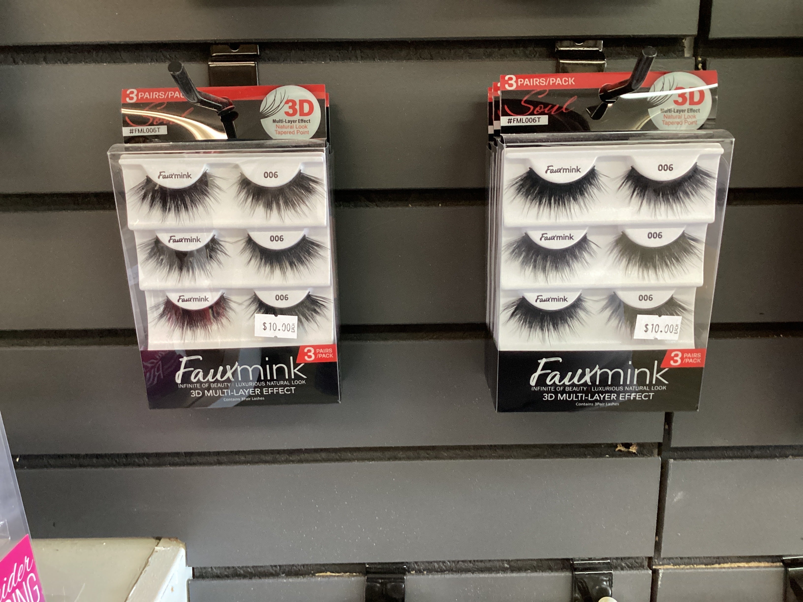 faux mink lashed 3 pack