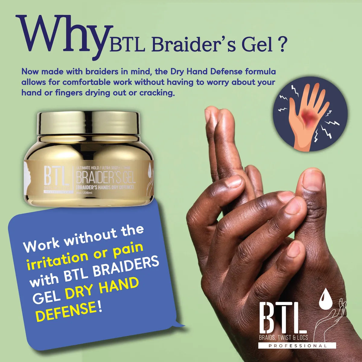 BTL braiders Gel