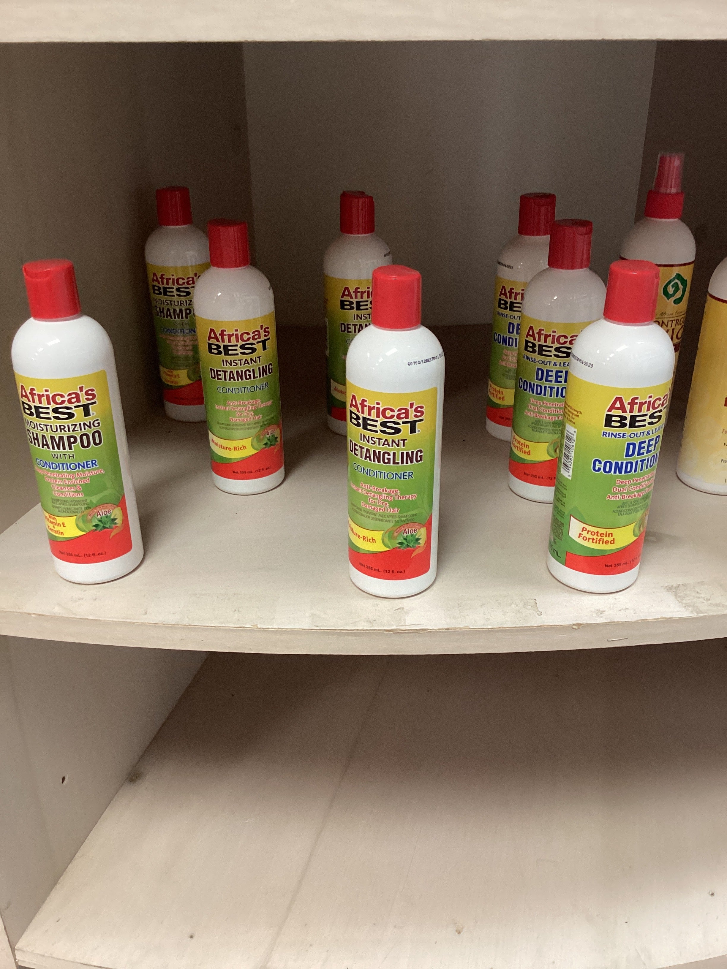 Africas best shampoo/conditioner