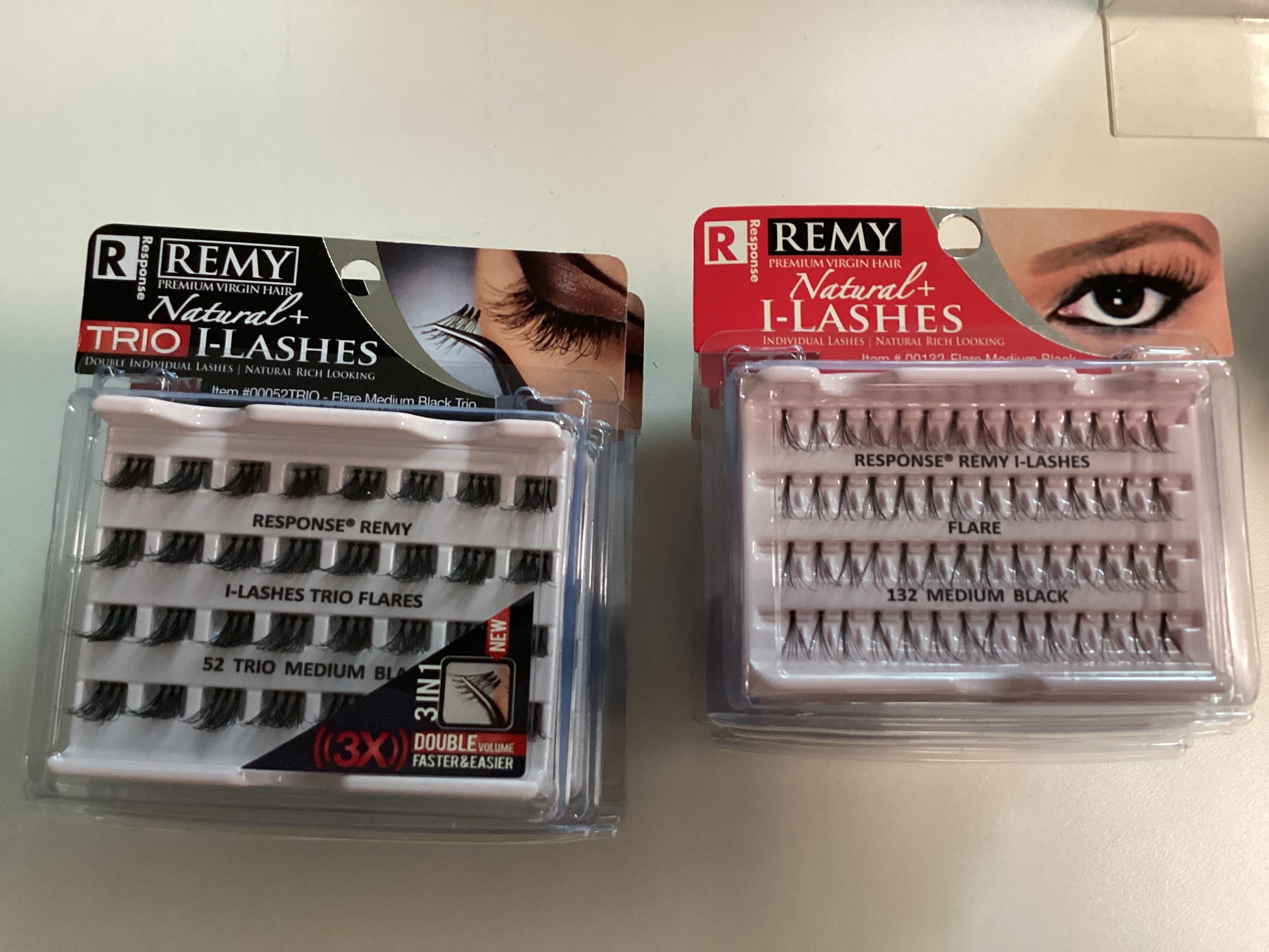 Individual lash clusters
