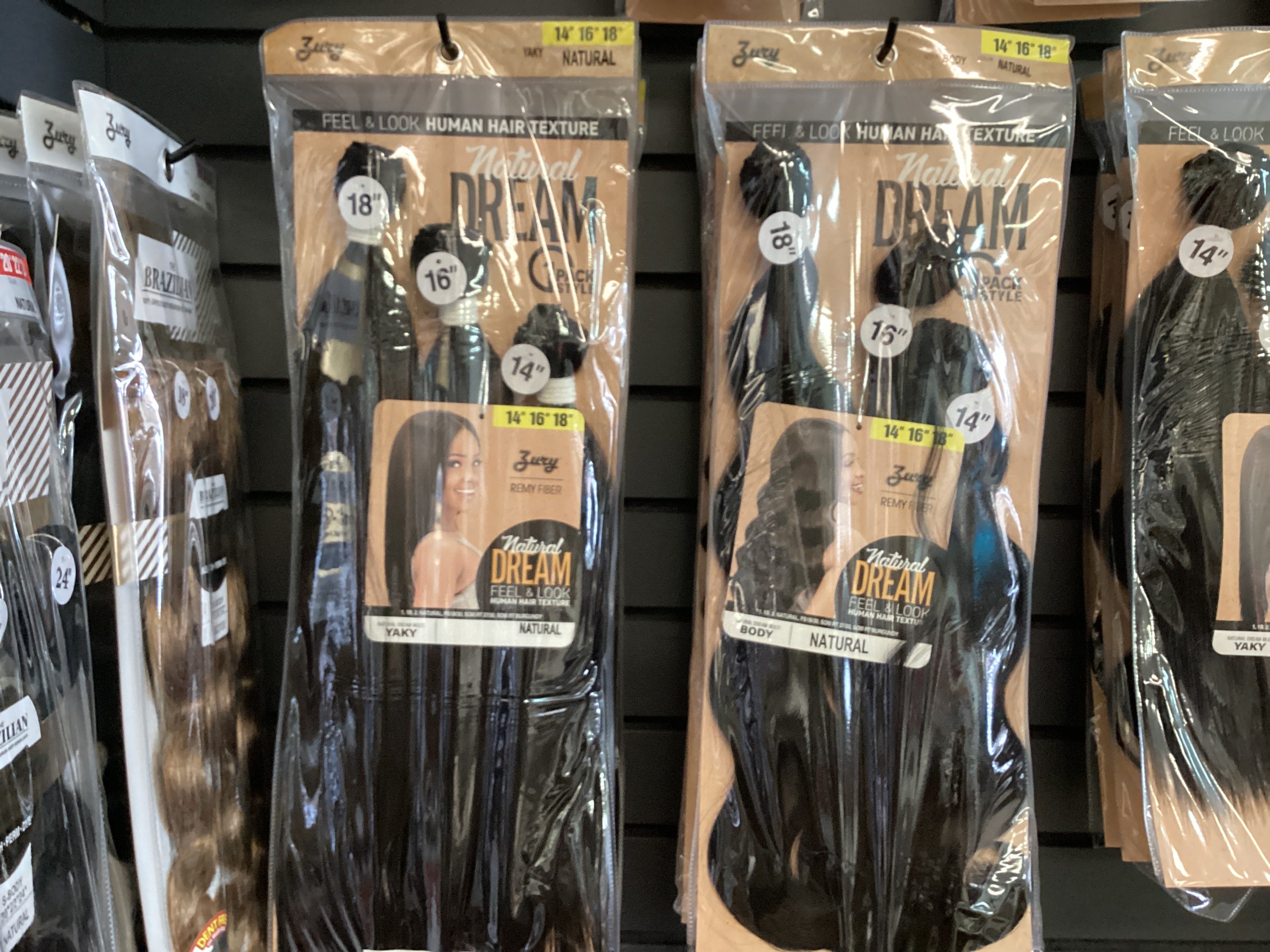 Zury natural dream 3 bundle human hair texture 14,16,18