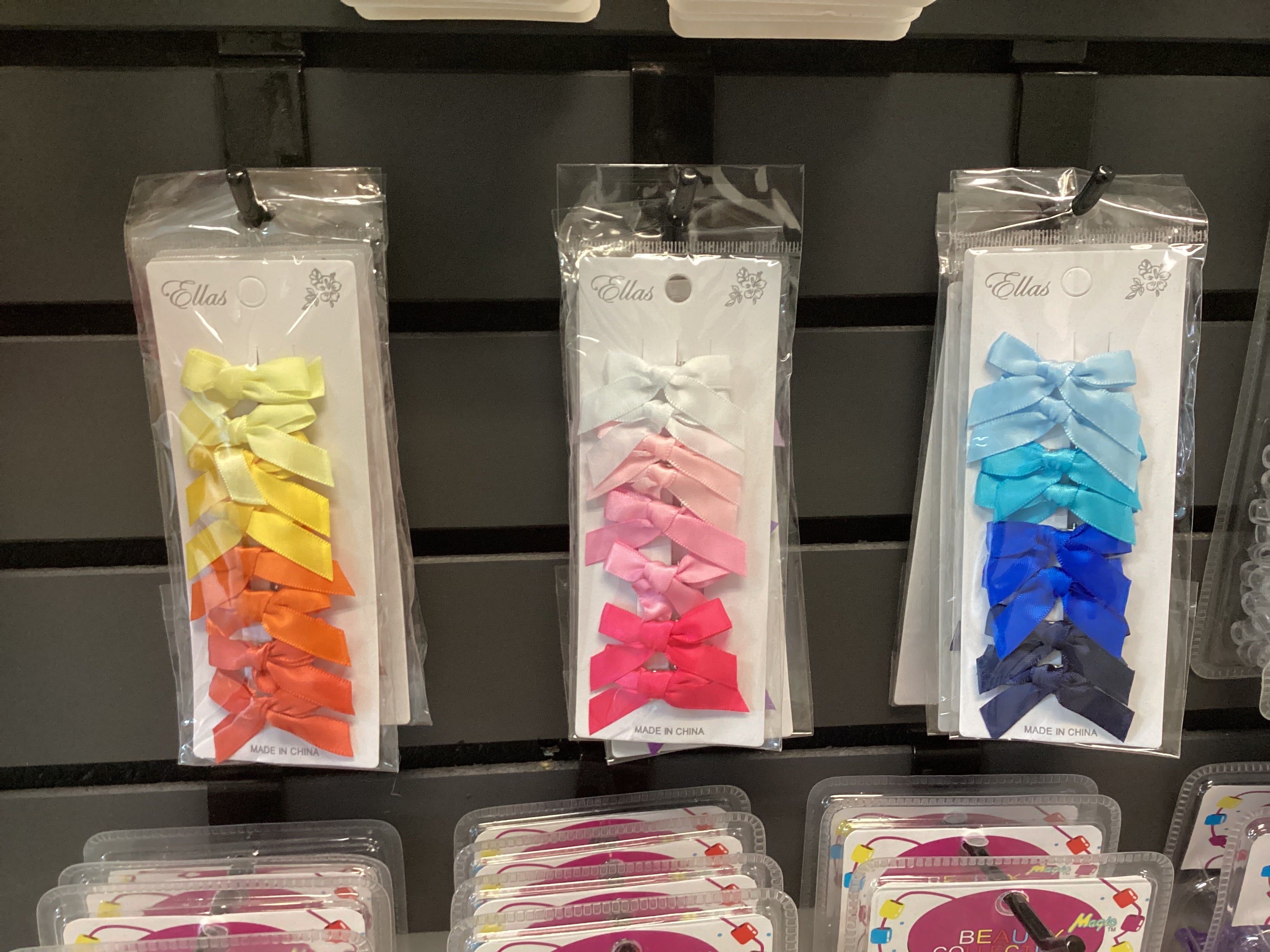 Ella’s bow clips 8pack small