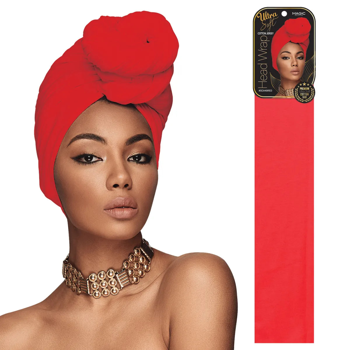 Ultra Soft Cotton Jersey Head Wrap