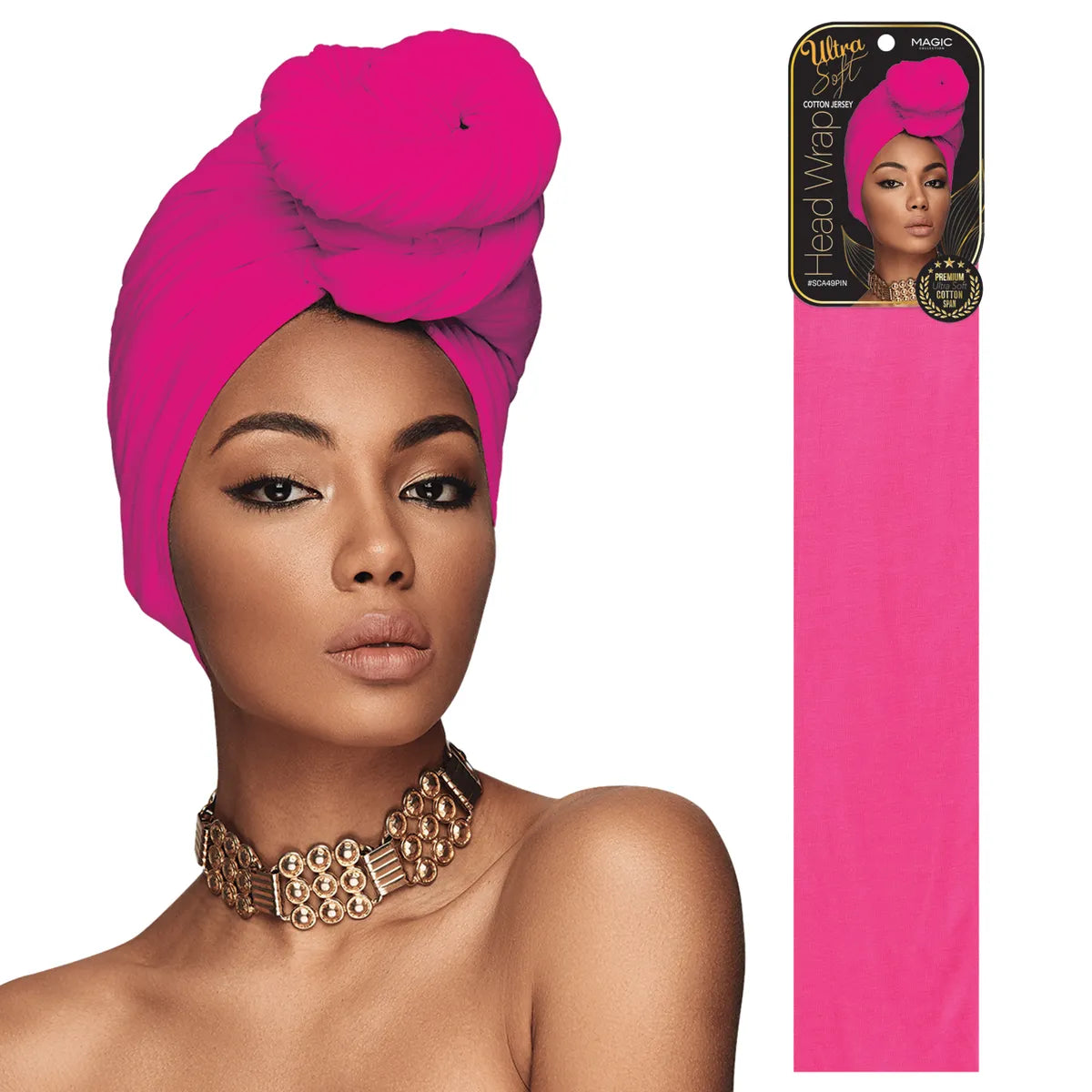 Ultra Soft Cotton Jersey Head Wrap