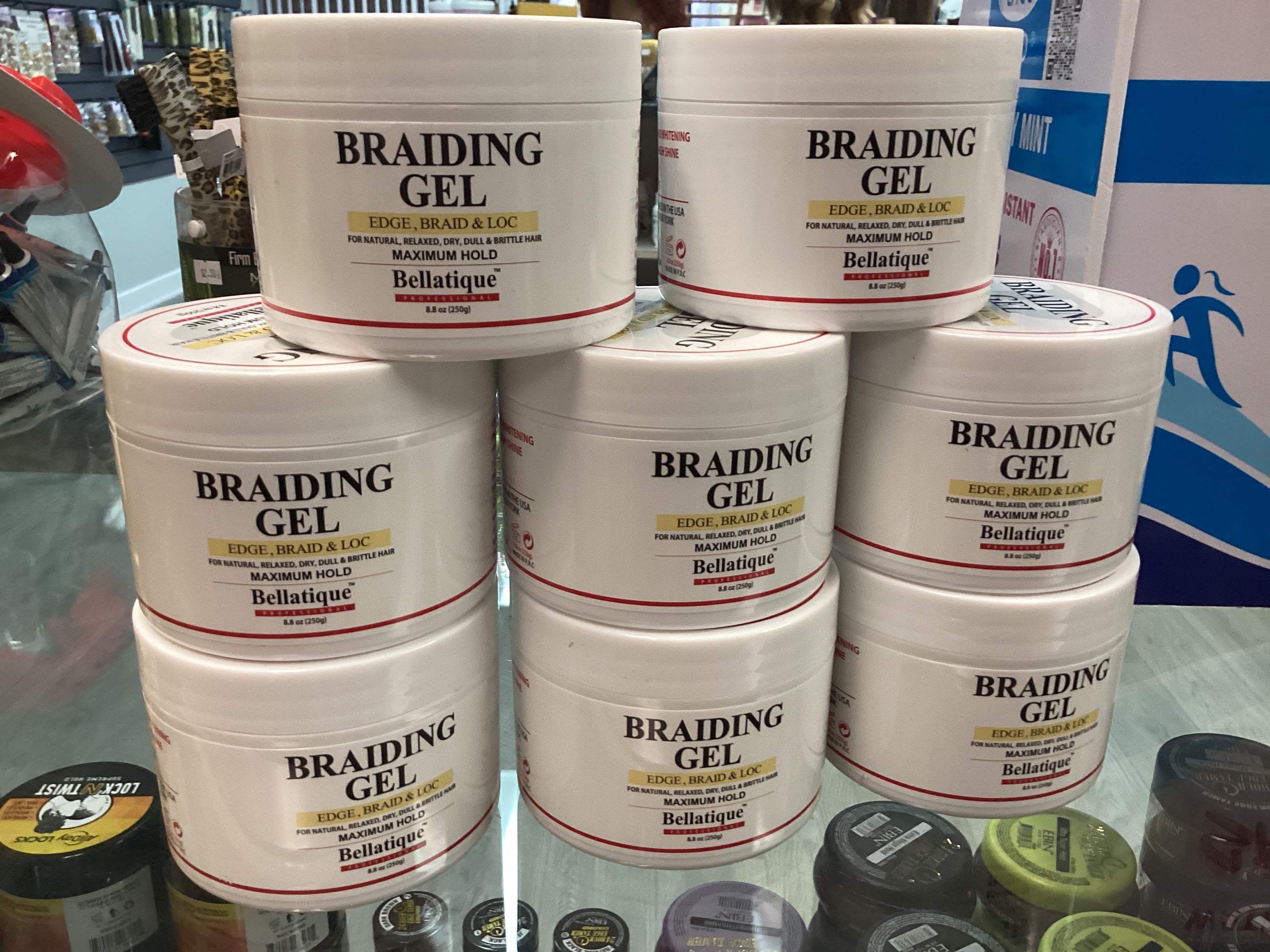 Bellatique braiding gel