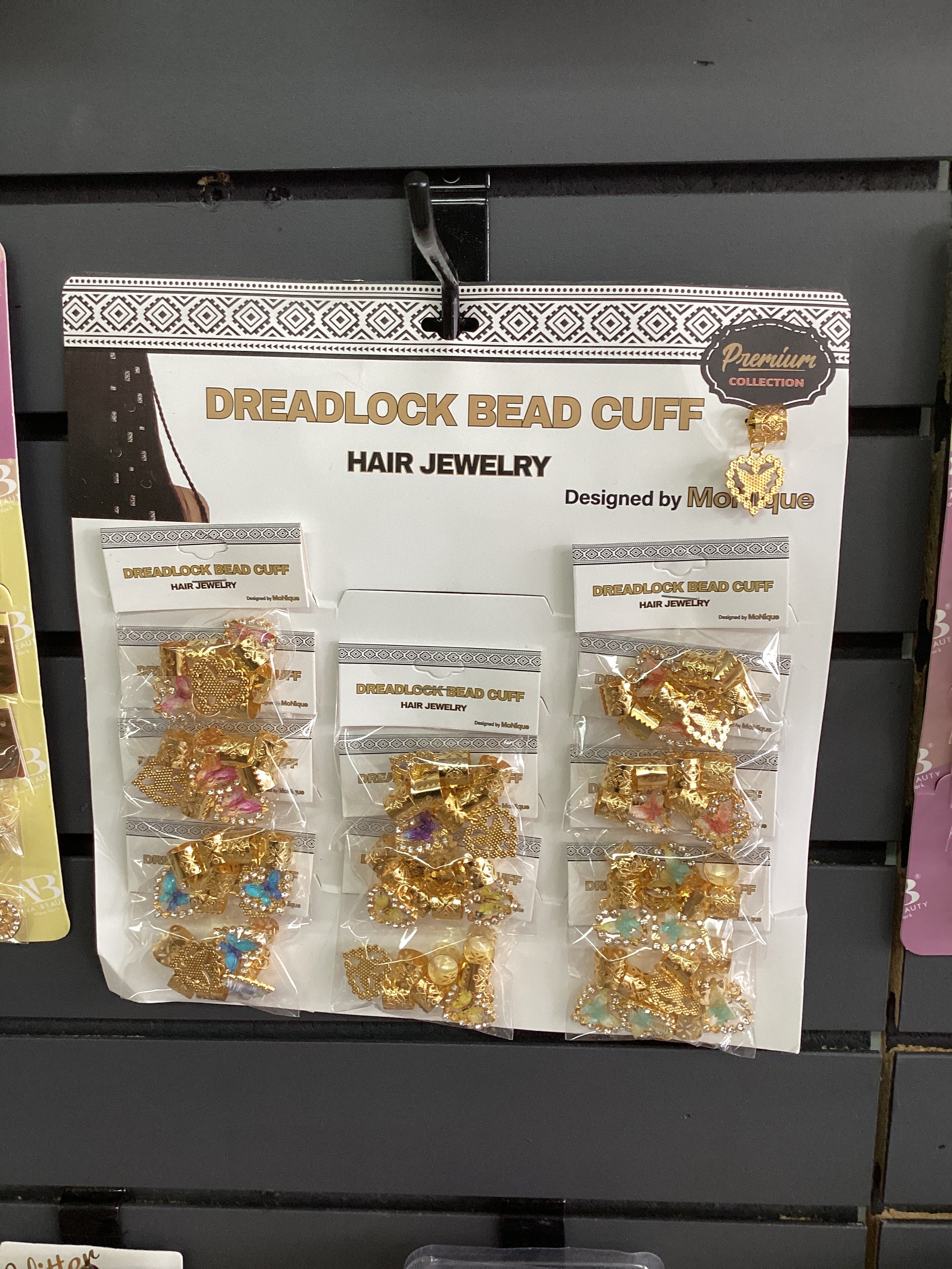 Premium collection dread bead cuff by Monique