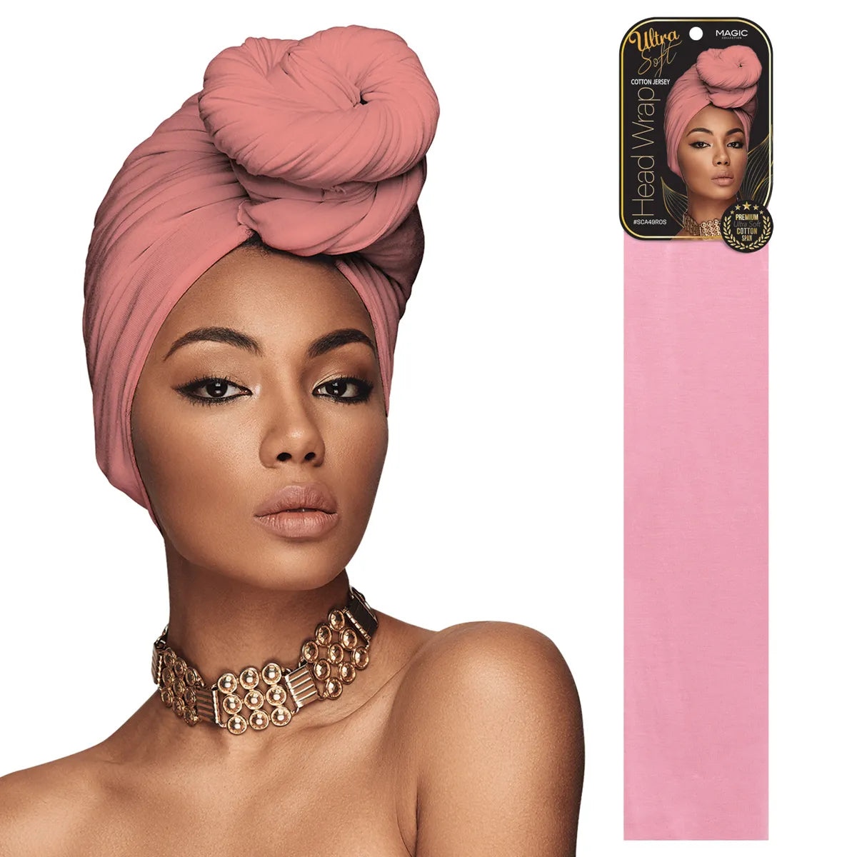 Ultra Soft Cotton Jersey Head Wrap