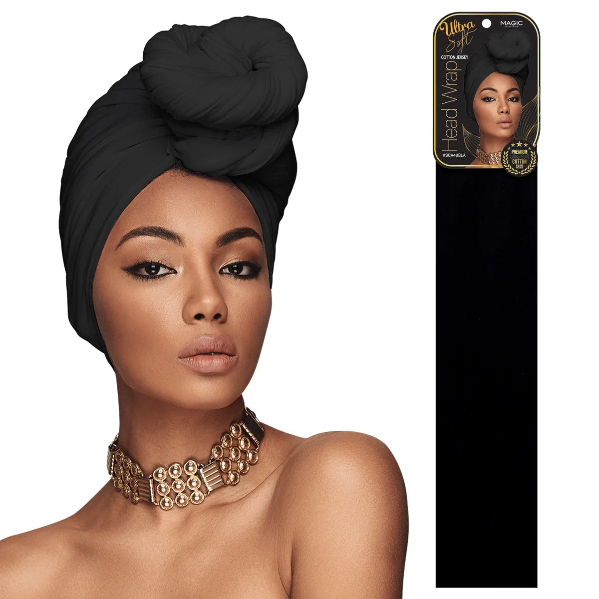 Ultra Soft Cotton Jersey Head Wrap