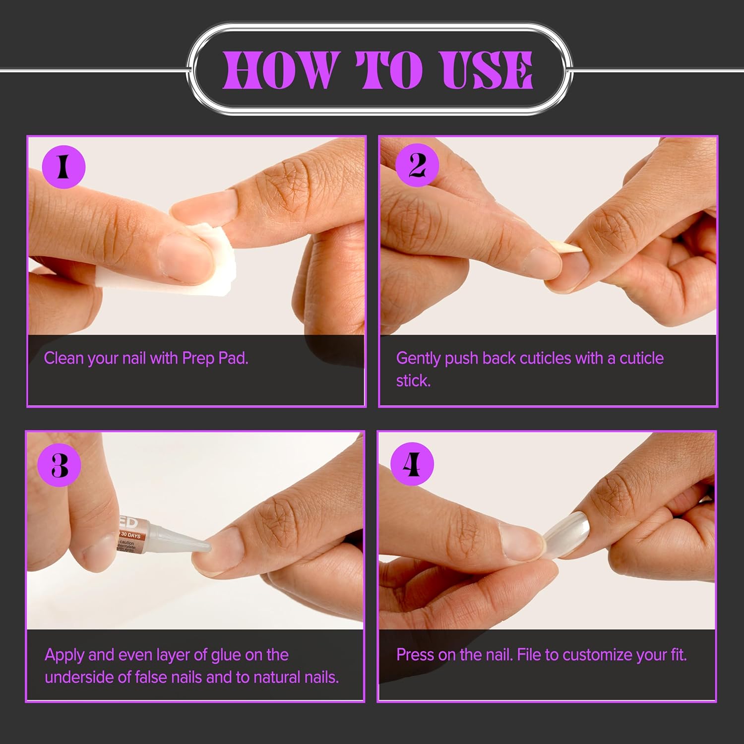 Ebin press on nails Out of this world